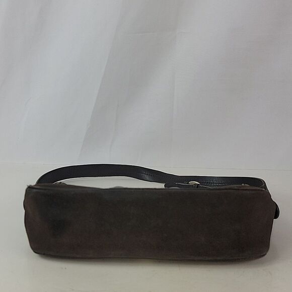 Bally Center Strip Suede Leather Women's  Shoulder Bag - Picture 6 of 13